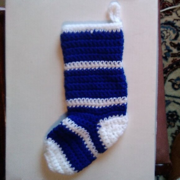 Hand Crocheted Christmas Stocking - Picture 1 of 7